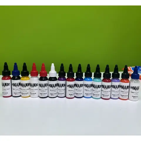 30ML Original Tattoo Ink Pigment 31 Color Tattoo Pigment Professional Tattoo Pigment Permanent Tattoo Ink Body Art Pigment 1Oz