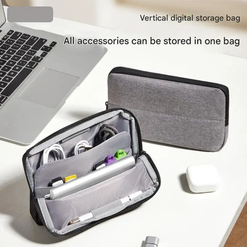 

Everyday Carry Vertical Bag for Digital Accessories Camera Earphone Storage Waterproof Organiser Padded Comfort 83CE