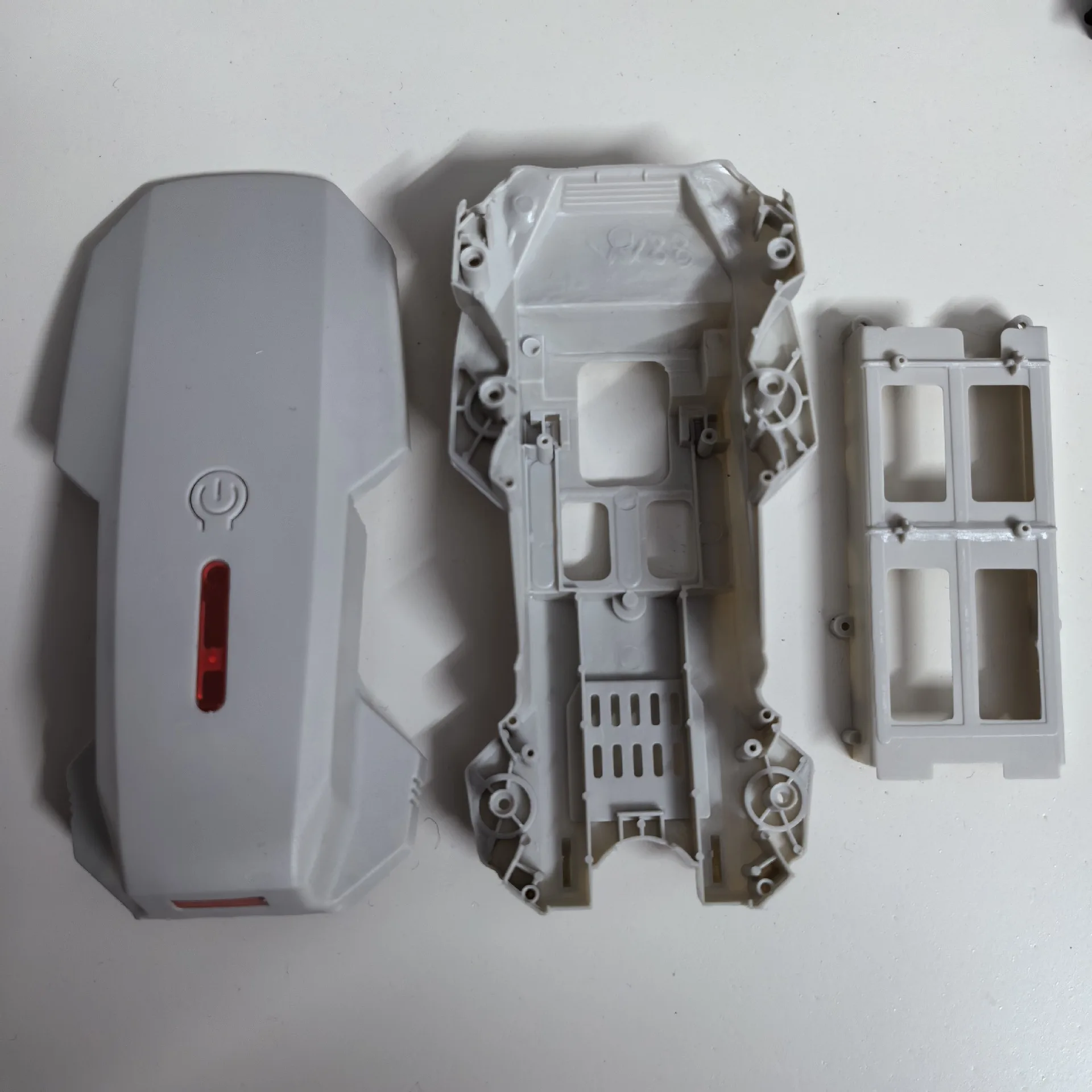 Dron plegable E88 HD para fotografía aérea, Avión RC E88 de cuatro ejes, carcasa del cuerpo principal, Kit de accesorios de cubierta superior e inferior