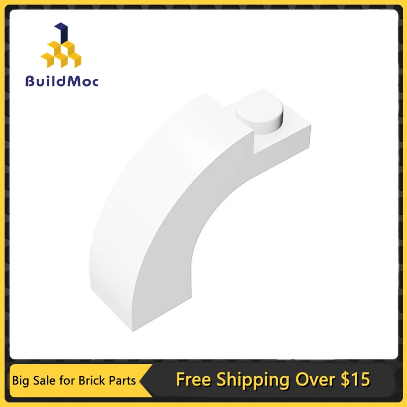 

10Pcs MOC Parts 6005 92903 Arch 1 x 3 x 2 Curved Top Compatible Bricks DIY Assmble Building Blocks Particle Kid Puzzle Toy Gift