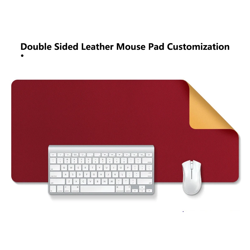 Oversized Waterproof Leather Desk Pad Large Double Sided Two-Color Gift Advertising Mouse Pad Batch ·