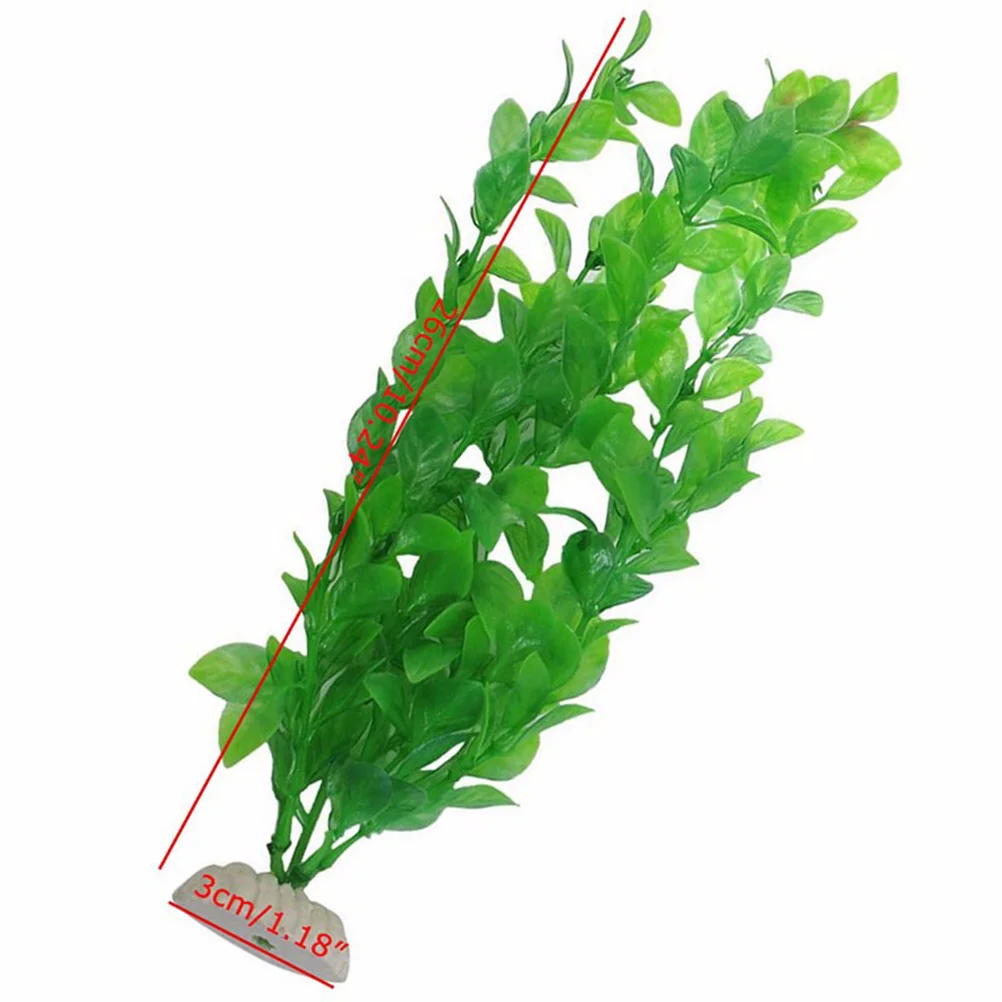 

3 Pcs Terrarium Kit Faux Plant Fish Tank Decoration Multicolor Artificial Plants