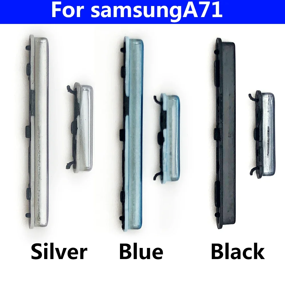 New Side Key Power and Volume Button For Samsung A31 A315F A51 A515F A70 A705F A71 A715F External Plastic Button