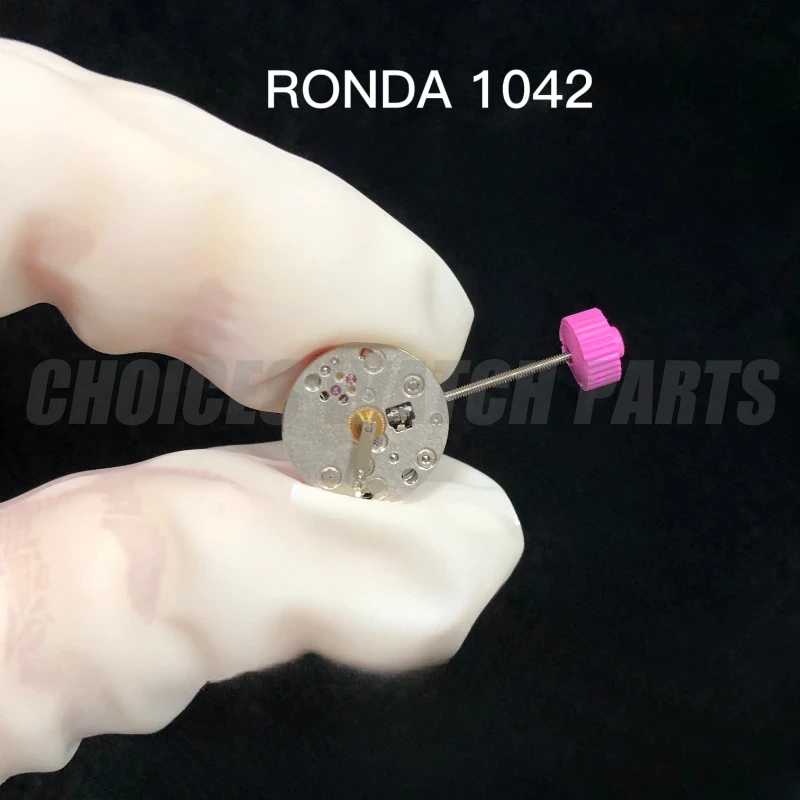 RONDA 1042 Movement New Original Swiss Gold Far East White Quartz Movement Watch Mouvement Accessories