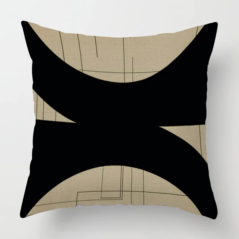 Abstract Geometric Pillowcase 18x 18 Inch Machine Washable Four Seasons Universal Home Decorative Cushion Cover 45x45cm