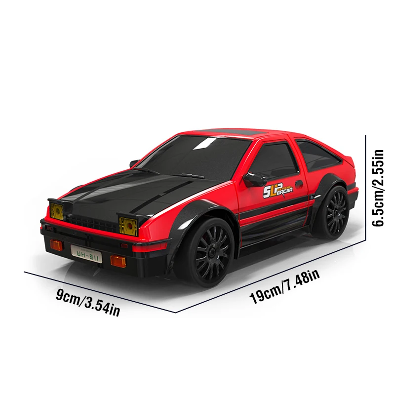 RC Auto's 1:24 Afstandsbediening Vierwielaandrijving Drift Concurrerende Auto Simulatie Mini Voertuig Model Jongen Speelgoed Kinderen Verjaardagscadeautjes