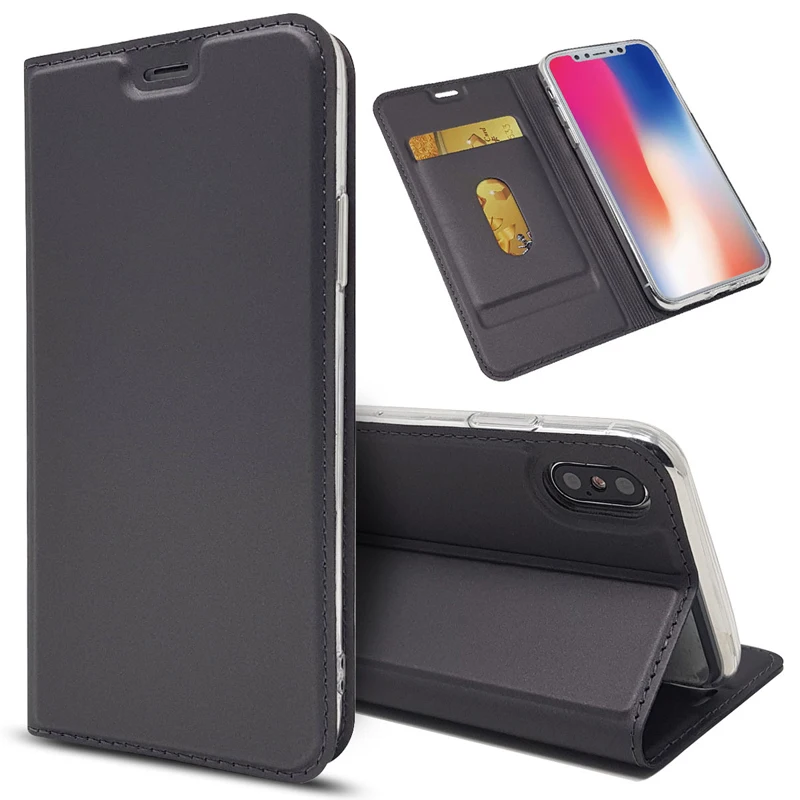 Leather Case for iPhone 12 11 Pro 7 8 Plus X XR XS Max Magnetic Flip Book Wallet Cover On APPLE i Phone 6 6S 5S SE Folio Coque