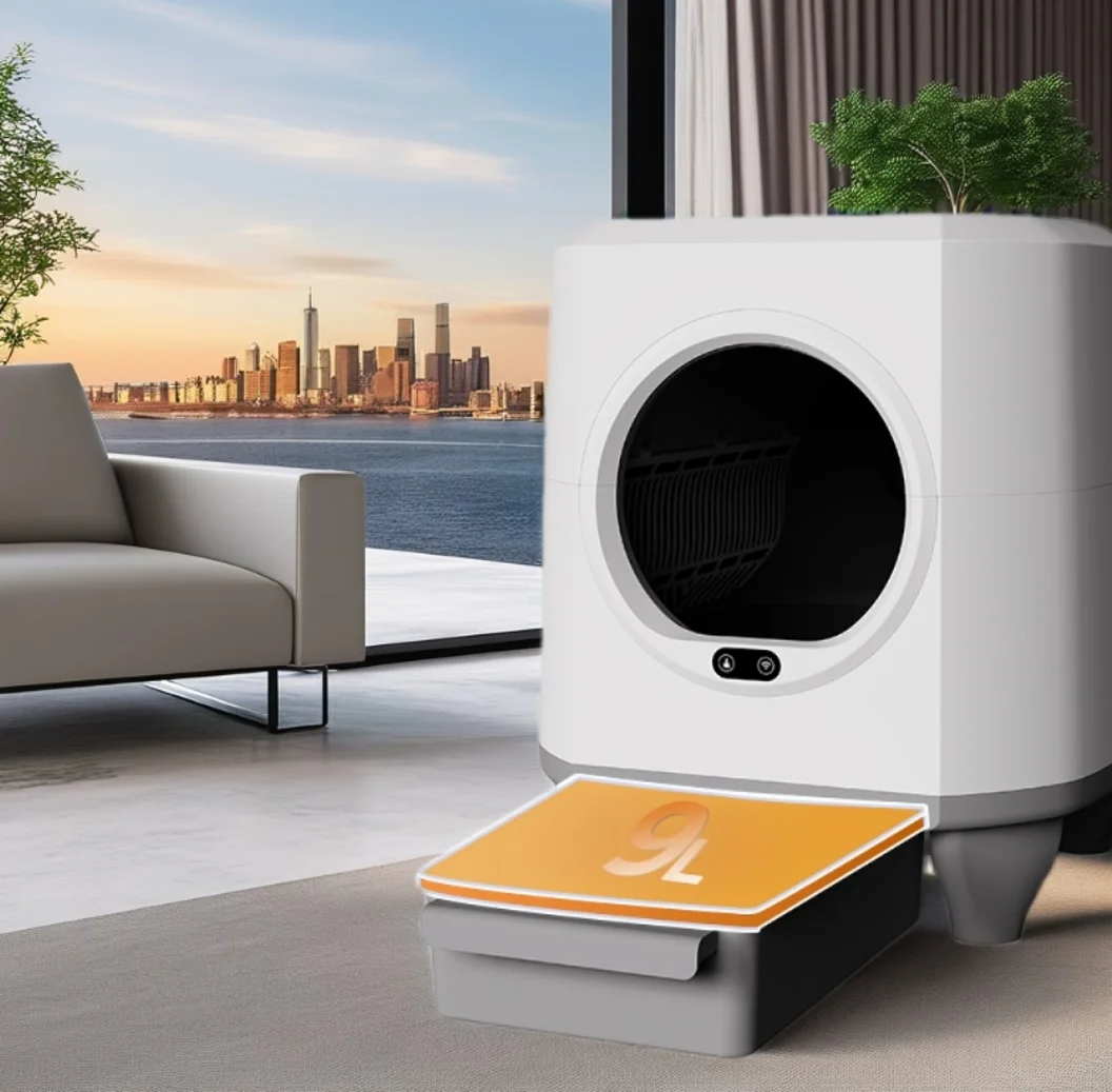 Smart Litter Box Model Easy Clean for Cat Litter Cleaning