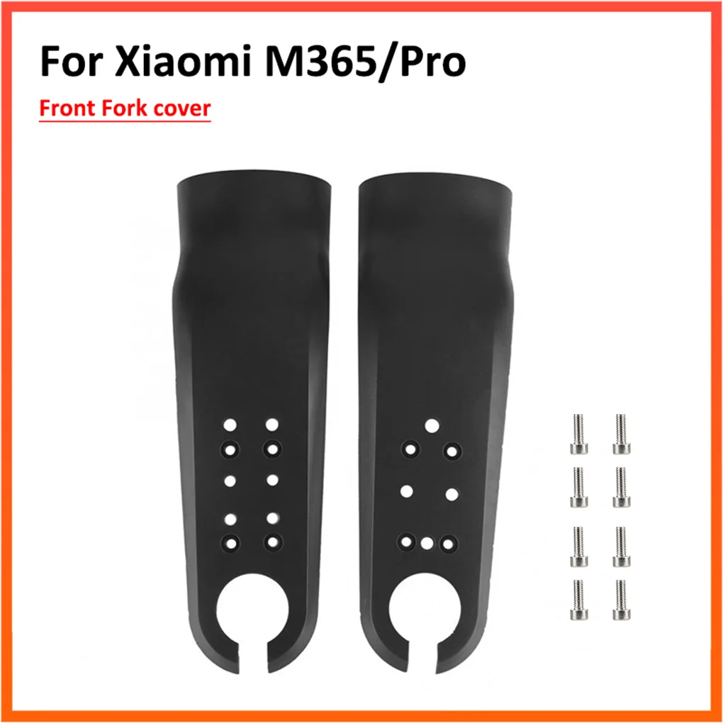 Front Fork Case for Xiaomi M365 Pro 1S Electric Scooter Protector Plastic Housing Cover Balck White 1 Pair