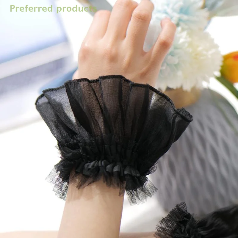 อุปกรณ์ตกแต่งเล็บปลอมแบบจีบสำหรับถ่ายภาพ  อุปกรณ์เสริมสำหรับตกแต่งเล็บ  อุปกรณ์ทำเล็บสำหรับร้านทำเล็บ ปลอกแขนปลอม