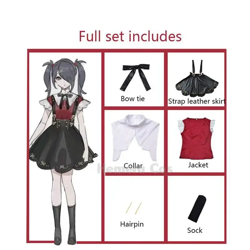 Game NEEDY GIRL STREAMER OVERDOSE Ame-Chan Cosplay Costume KAngel Punk Girls Gothic Lolita Black Dress Halloween Fancy Cosplay