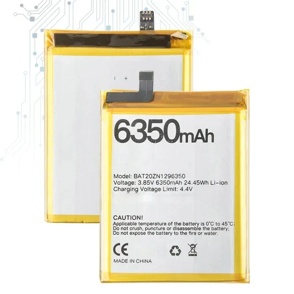 Batería para teléfono móvil BAT20ZN 1296350   6350Mah Para DOOGEE S96 Pro