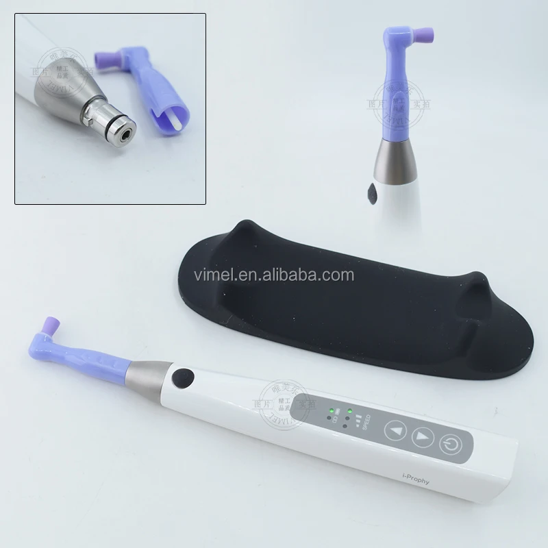 Wireless Dental Polishing Machine Air Prophy System with 5 Speed Options 2 Head Teeth Cleaning Whitening Tool for Oral Care