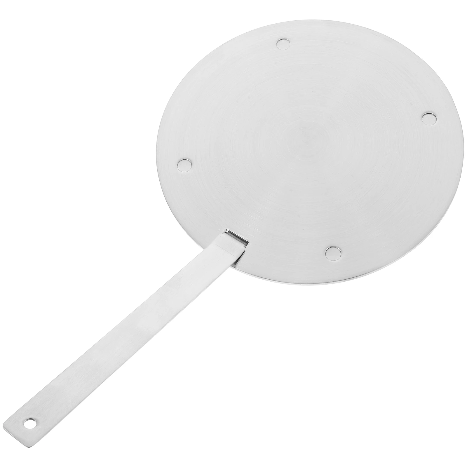

Stainless Steel Heat Diffuser Plate Round Metal Induction Adapter Plate Kitchen Essential Even Heat Distribution