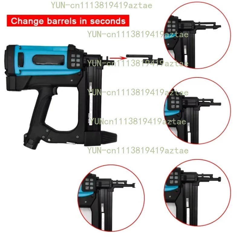 GSR40 Gas Nailer, Lithium Battery Steel Stapler Pneumatic Tool for Frame and Trunking