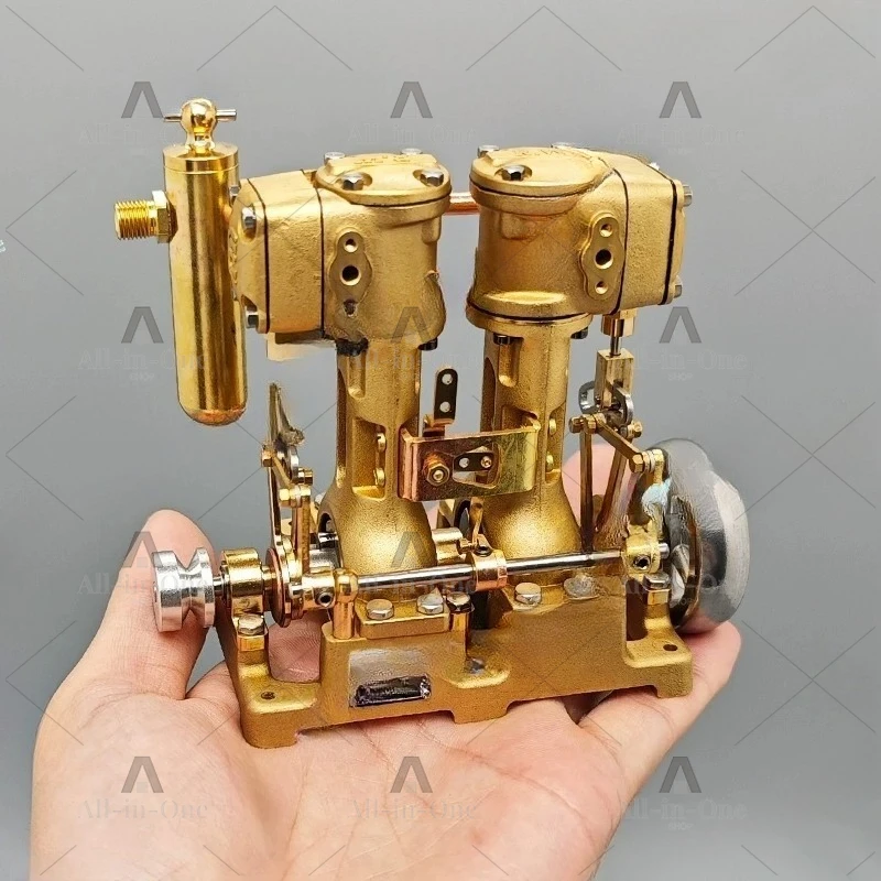 RW-L2 Steam Engine Model Twin Cylinder Steam Boat Engine