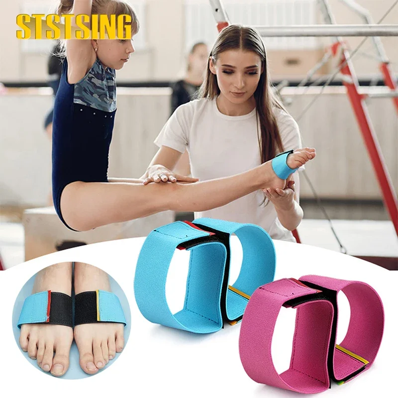 1PCS Sticky Toes for Gymnastics, Ankle Straps Tumbling Trainer Stretch Back Handspring Trainer Gymnastics Cheerleading Danc