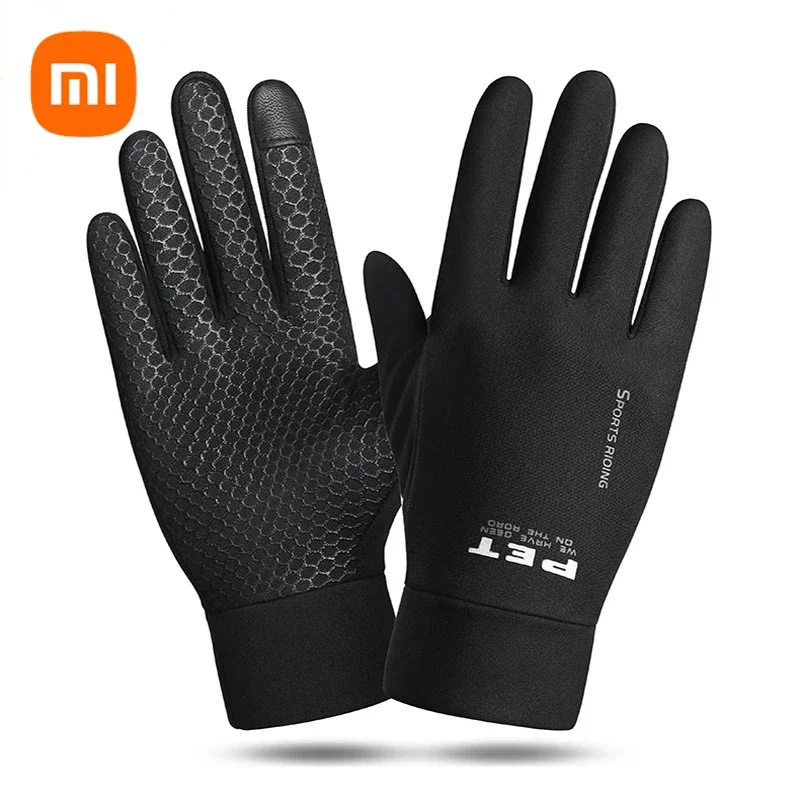 Xiaomi-Luvas quentes de inverno para homens e mulheres, antiderrapantes, à prova de vento, tela sensível ao toque, respirável, esportes, equitação, esqui