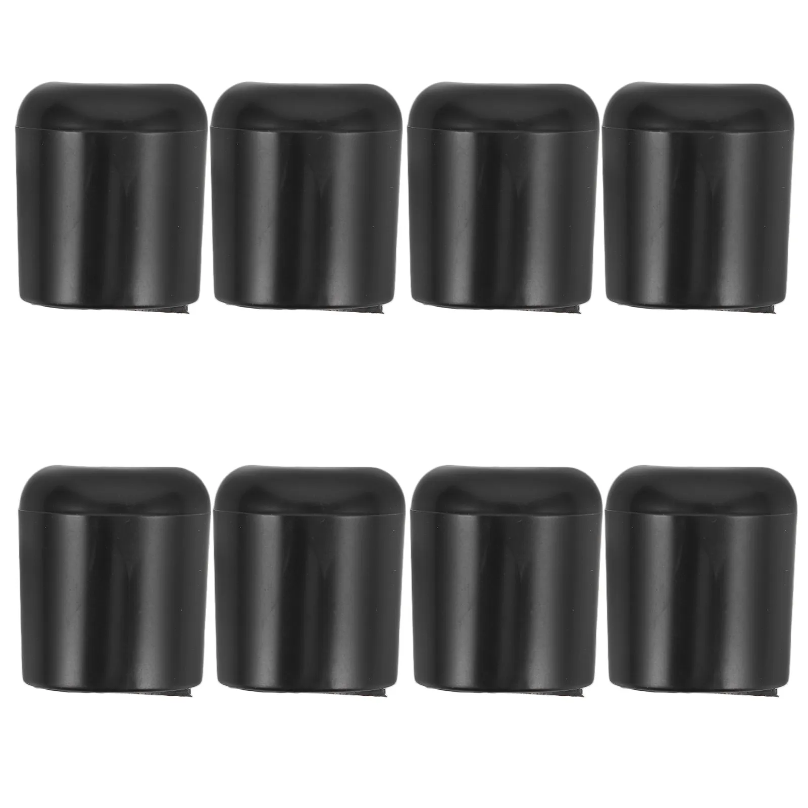 8Pcs Round Plastic Chair Leg Caps Furniture Leg Protectors Noise Reducing Floor Protectors for Chairs Tables Indoor Outdoor Use