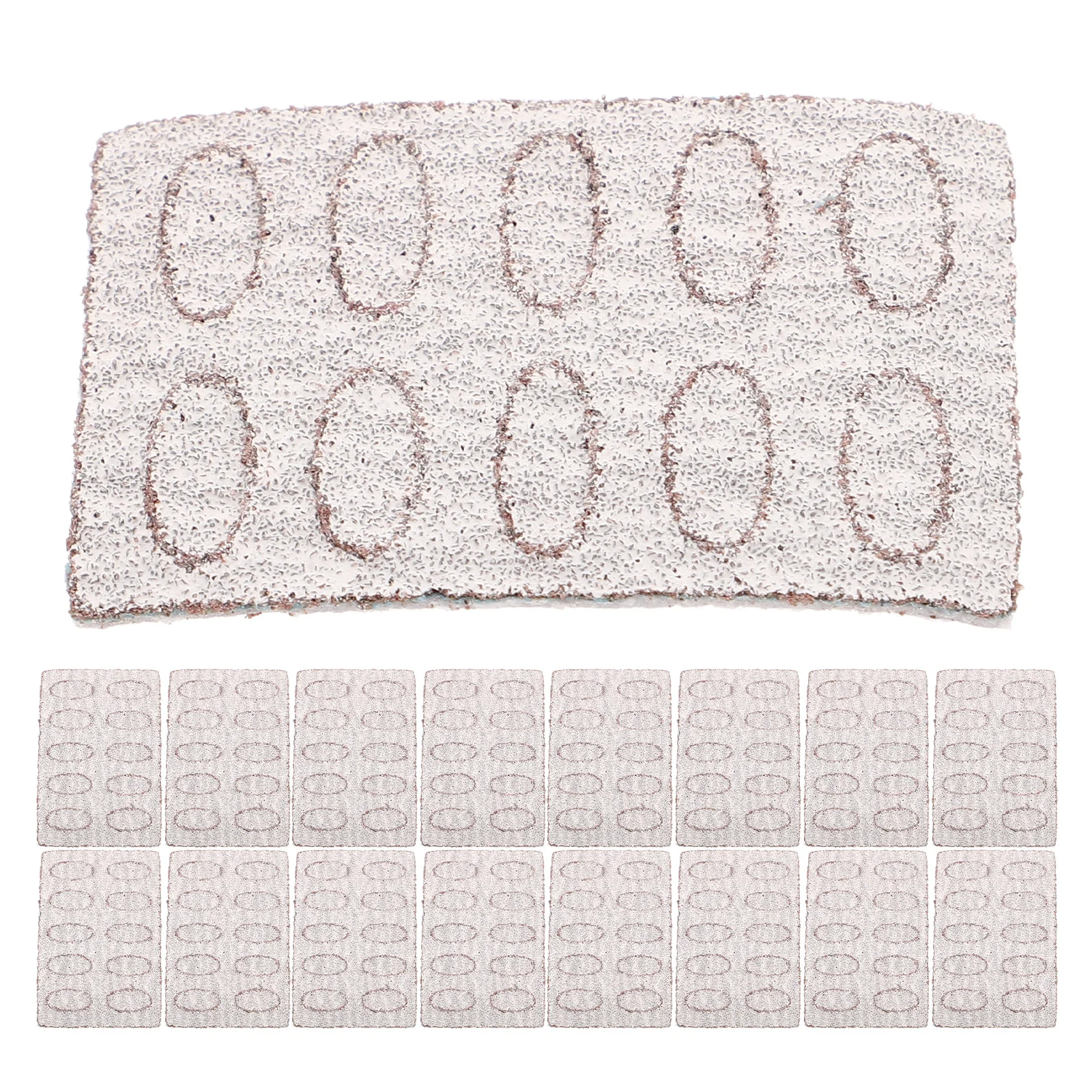 25 pezzi di carta vetrata sostituibile per nail art, pre-lucidatura, trattamento per manicure, strumenti per la cura delle unghie, tamponi abrasivi, rimozione delle cuticole