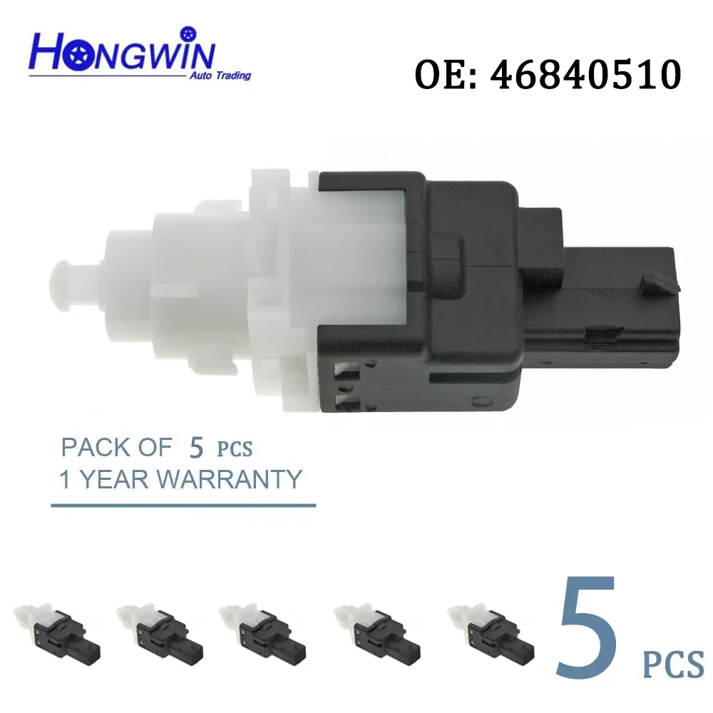 

5PCS Brake Light Switch46840510 60669020For Fiat Bravo 500 Croma Doblo Ducato Idea Panda Siena Stilo For Lancia Delta Lybra 1994