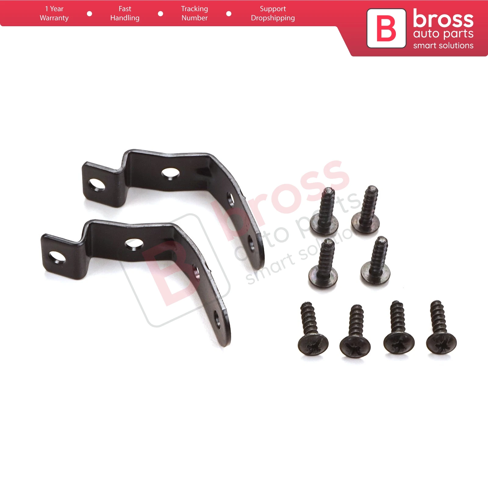 

BDP1204 Glove Box Lid Z Shape Hinge Snapped Repair Fix Kit Brackets 8E2857035 for Audi A4 S4 RS4 B6 B7 Seat Exeo 3R5