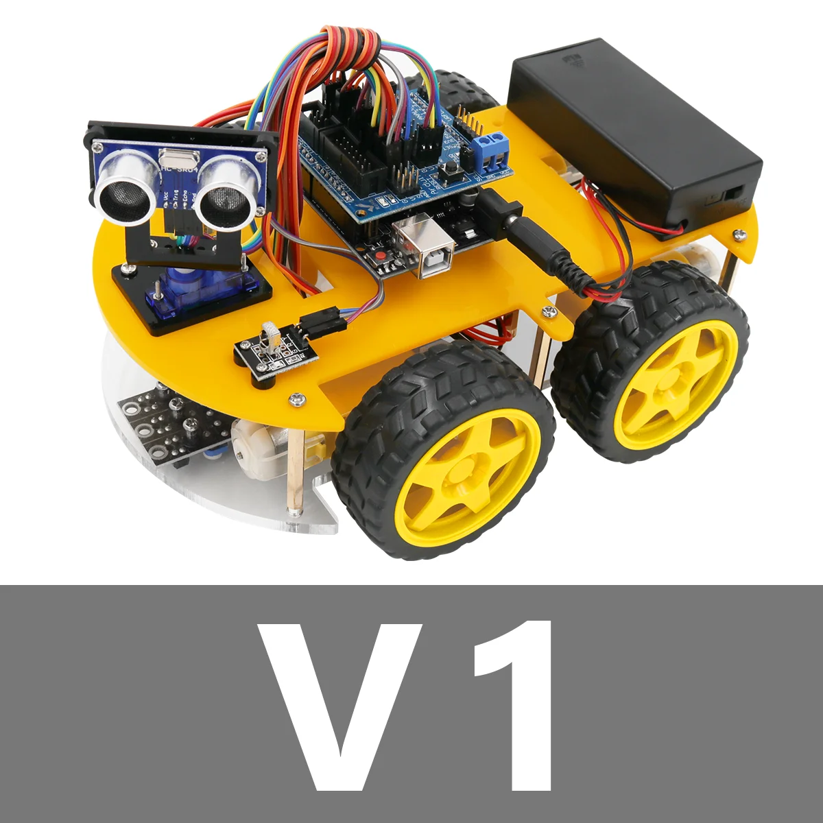 LAFVIN Smart Robot Car Kit for UNO R3 for Arduino with Ultrasonic