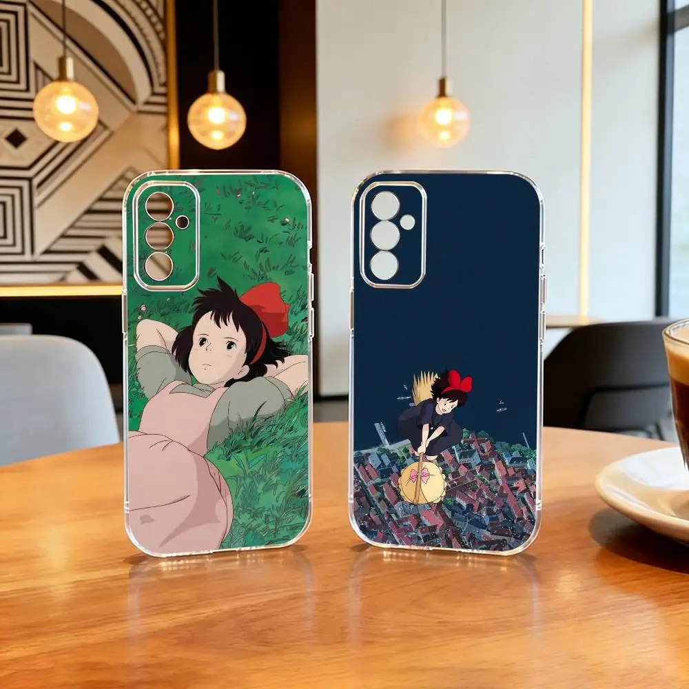 

Kiki Flying Witch Delivery Service Phone Case For SamsungA10,12,20,21S,30,31,40,50,51,52,70,71 Transparent Cover