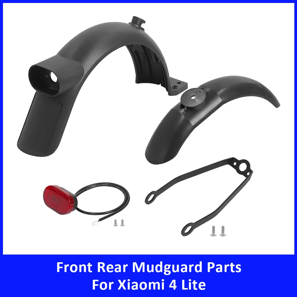

Front Rear Mudguard Parts for Xiaomi 4 Lite Scooter Rear Fender Bracket Taillight Replacement Electric Scooter Accessories Parts
