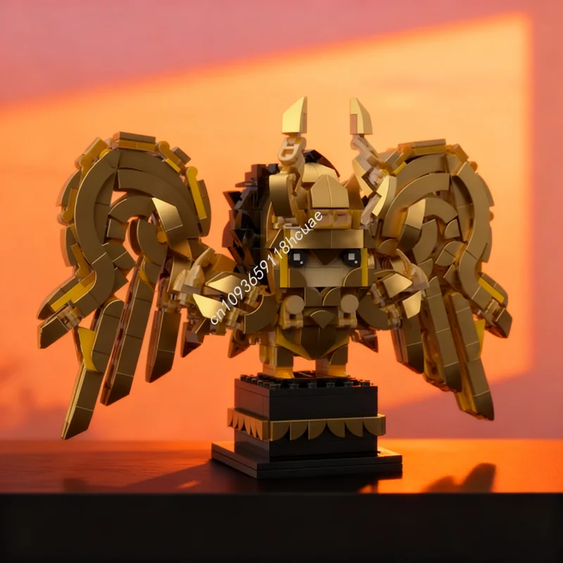

868pcs MOC Capricorn Shura God Cloth Brickheadzed Model Building Blocks Assemble Christmas Gifts DIY Creative Toys Idea Birthday