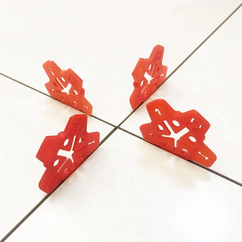 600Pcs Ceramic Spacers Clips Tile Leveling System for Floor Wall Tile Gap Leveling System Construction Tools 1/1.5/2/2.5/3mm