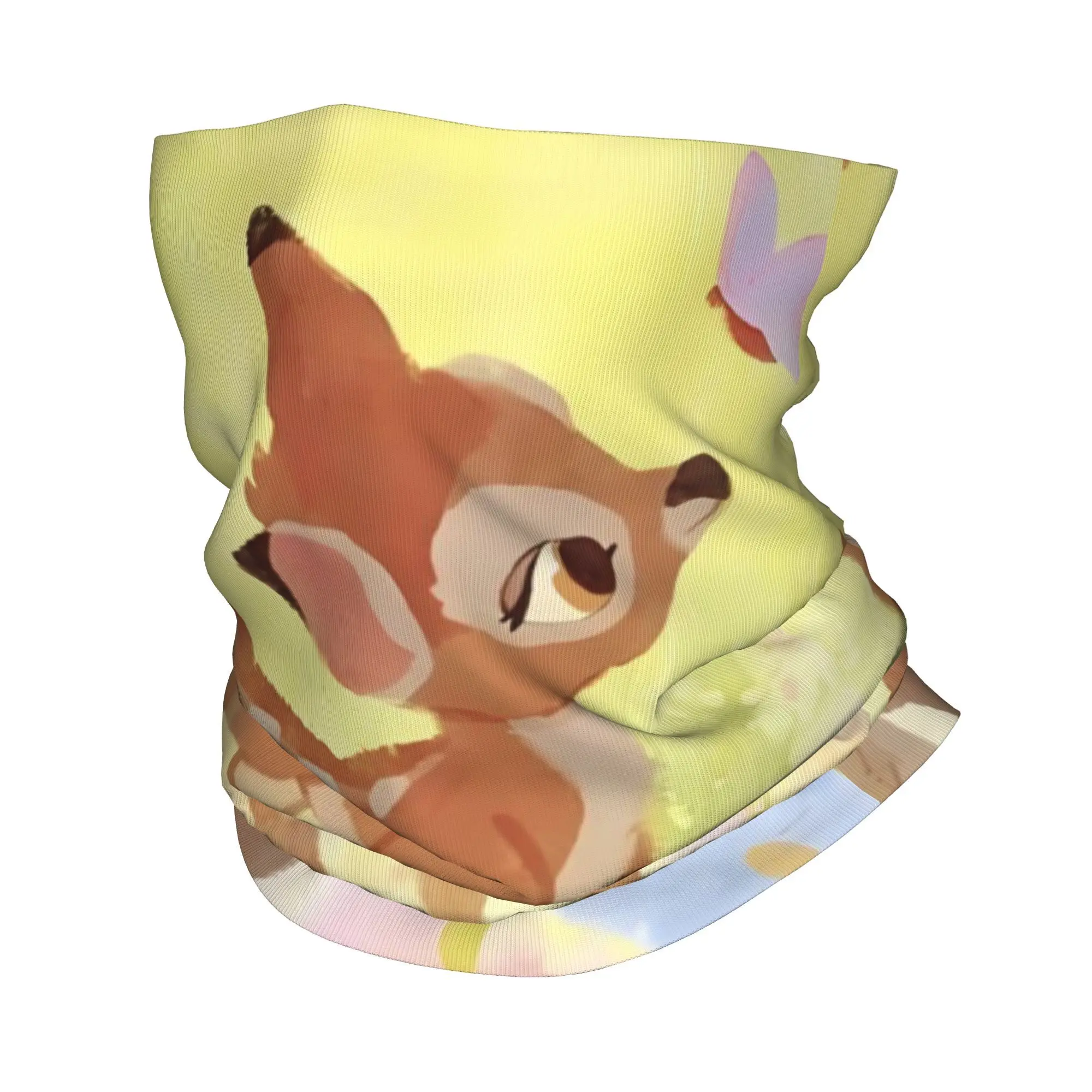 Personalizado bambi bandana pescoço gaiter proteção uv rosto cachecol capa feminino masculino impressão clássica animal bandana tubo balaclava