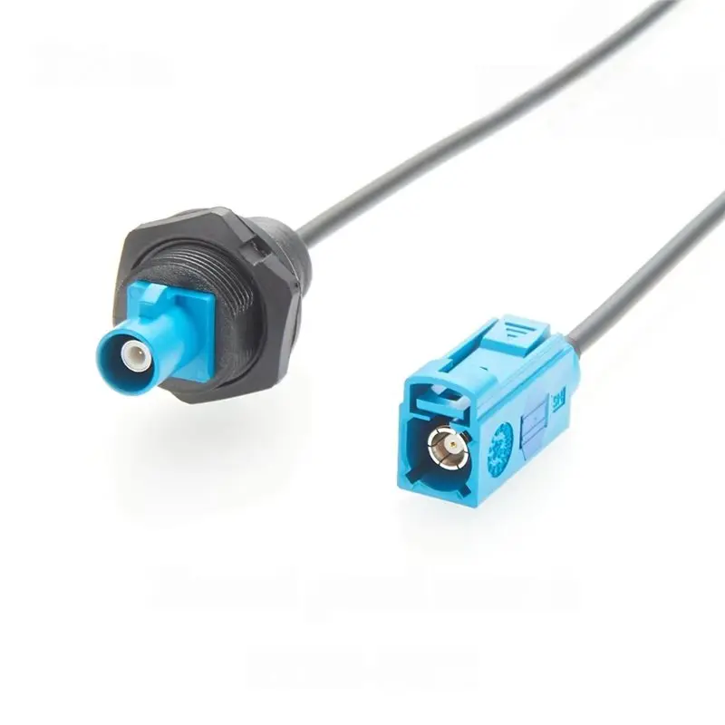 A96E-Panel Mount Extension Cable, Z-Code Male To Female Wire, RG174 For Vehicle Communication And RF Signal