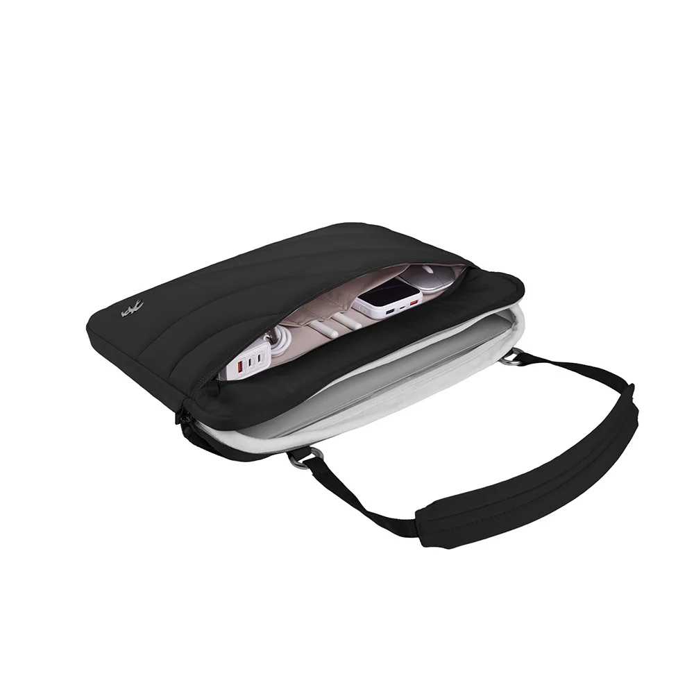 WiWU Terrace Laptop Sleeve for MacBook Neo Shockproof Notebook Bag for MacBook Air 13.6 Pro 13 14 Soft Lining Shoulder Bag Case