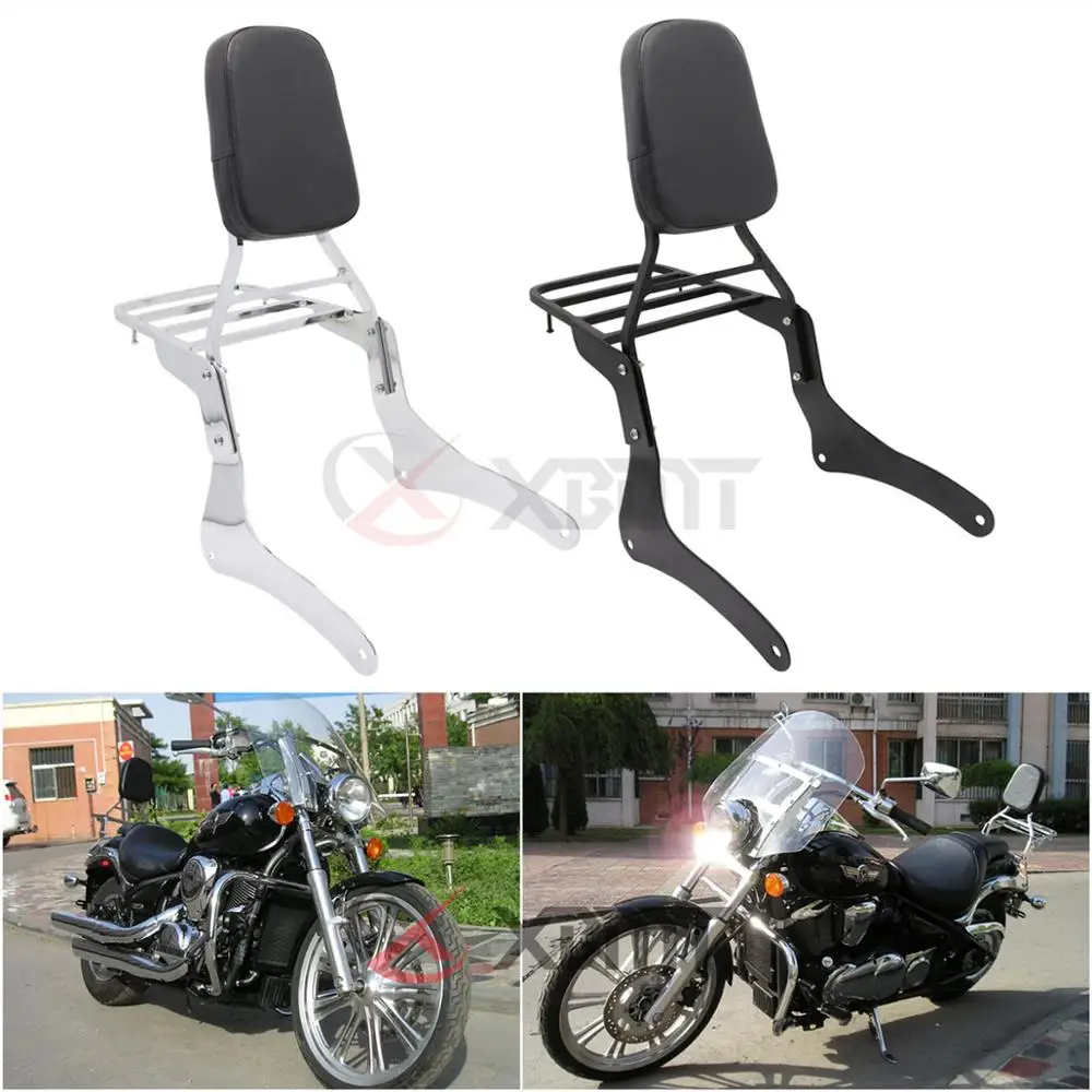 For Kawasaki Vulcan 900 VN900 Custom Classic 1966-2023 Motorcycle Backrest Sissy Bar Luggage Rack 2022 2021 2020 2019 2018 2017