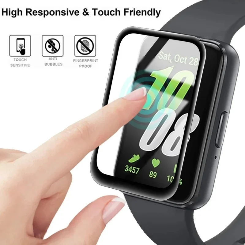 Protecteur d'écran 9D pour Samsung Galaxy Fit 3, film anti-rayures, couverture complète, film de protection Ultra-HD, pas de verre