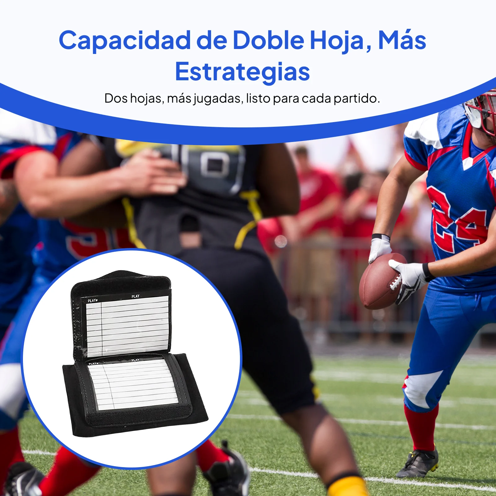 معصمه بلاي بوك براسر للعب كرة القدم اللينة، ورقة مزدوجة S