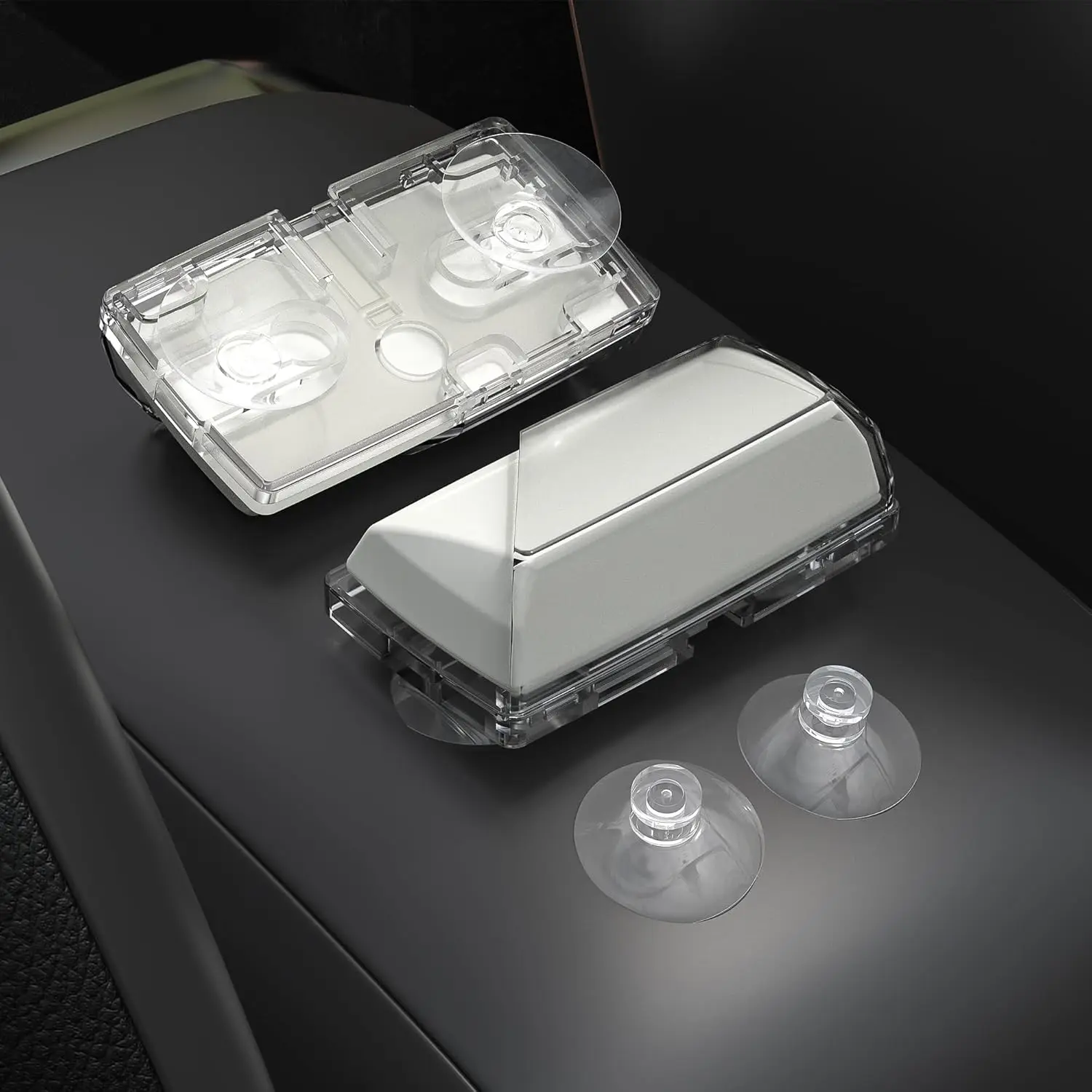 2024 Verbesserter EZ-Pass-Halter - Starker Saugnapfhalter für Windschutzscheibe, Sonnenblende - Sicherer IPass-Transponder-Halter – Detail 2