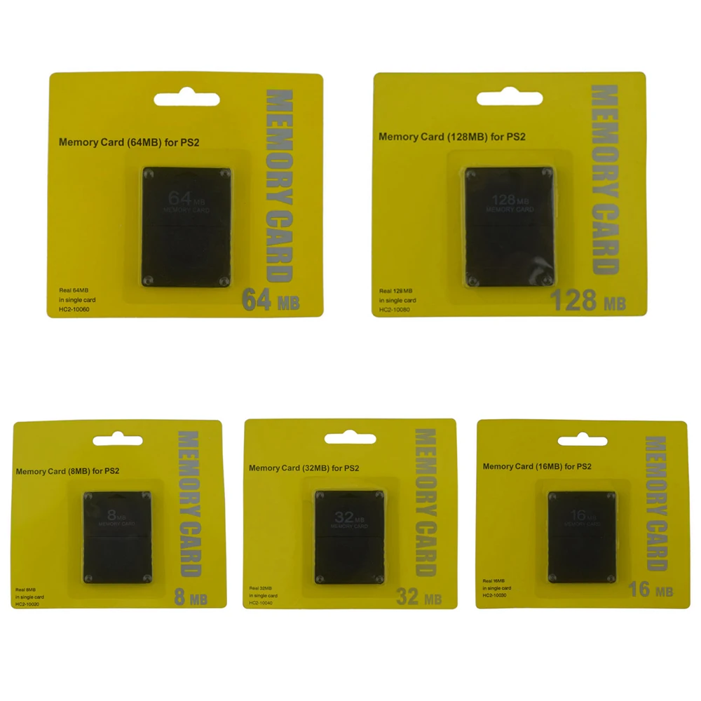 10 PCS High Quality for Sony Playstation 2 PS2 8MB 16MB 32MB 64MB 128MB Memory Card