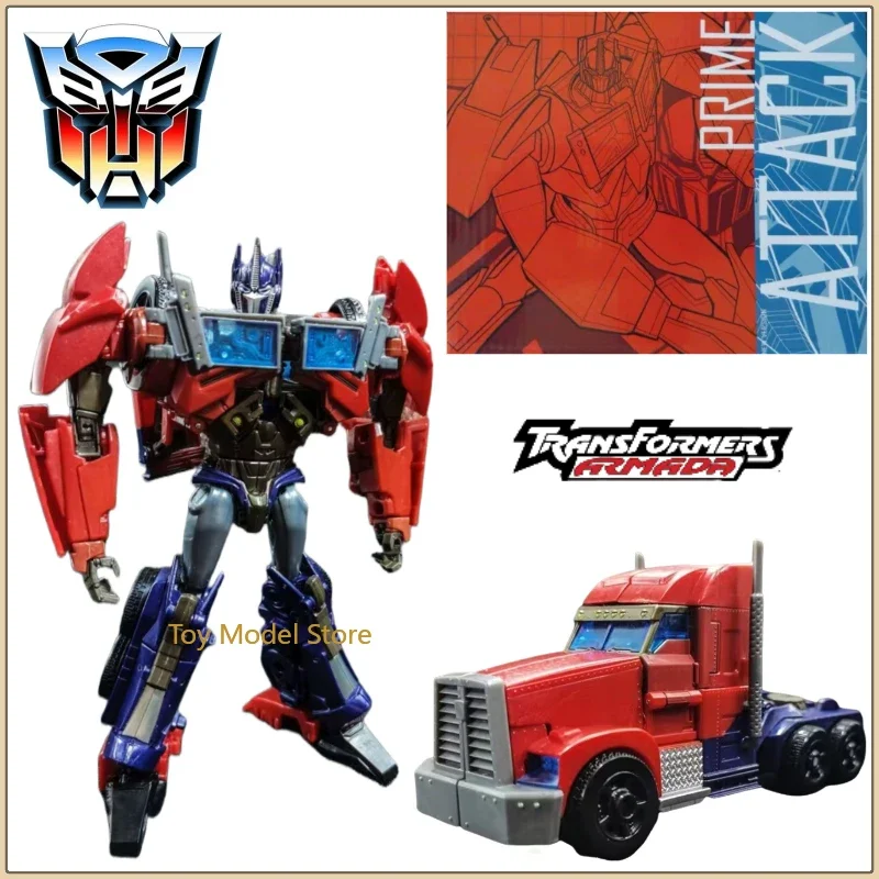 Op voorraad Transformatie APC-speelgoed Japanse kleuraanpassing Optimus Prime Action Robot Collectible Figures Model Verjaardag Kid Gifts