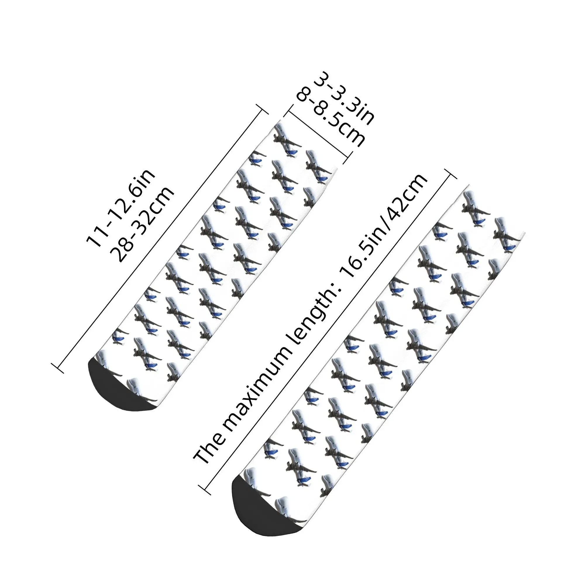 Calcetines Airbus Beluga para todas las estaciones, calcetines Harajuku de alta calidad, medias de Hip Hop para hombres y mujeres, regalos