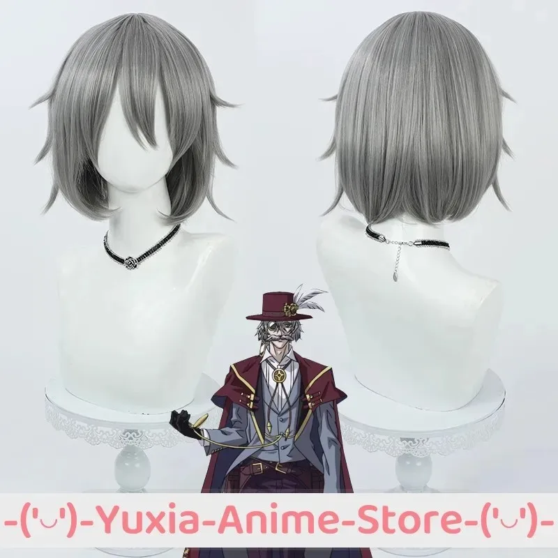 Record of Ragnarok Jack the Ripper, парик для косплея, аниме, игра, костюм для ролевых игр, реквизит, синтетические волосы, термостойкое волокно Record of Ragnarok Jack the Ripper, парик для косплея, аниме, игра, костюм для ролевых игр, реквизит, синтетические волосы, термостойкое волокно