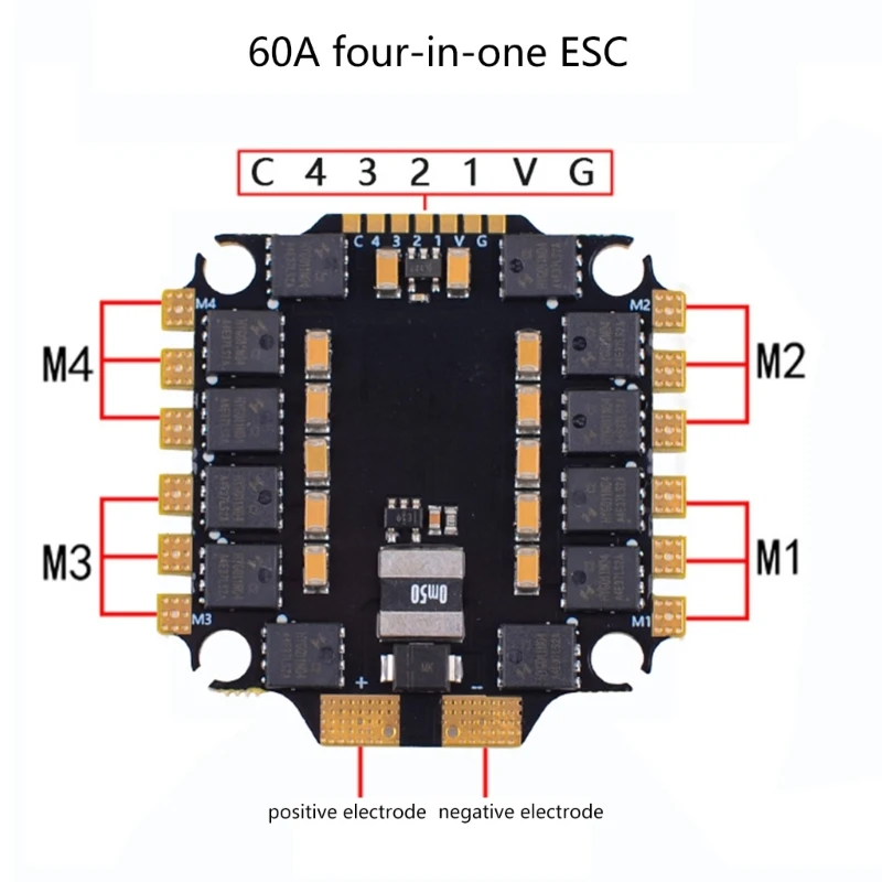 GWRC F405V3 Flight Tower With Bluetooth-compatible 60A For FVP Drones