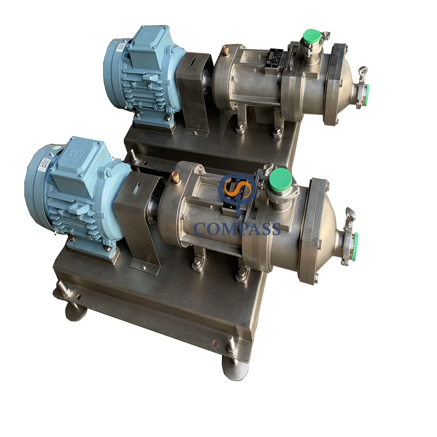 40.8HP 30KW XSPXP-220 Sanitary Stainless Steel SS304 Twin Screw Pump  With Silicone Stator and Electric DONGBA motor