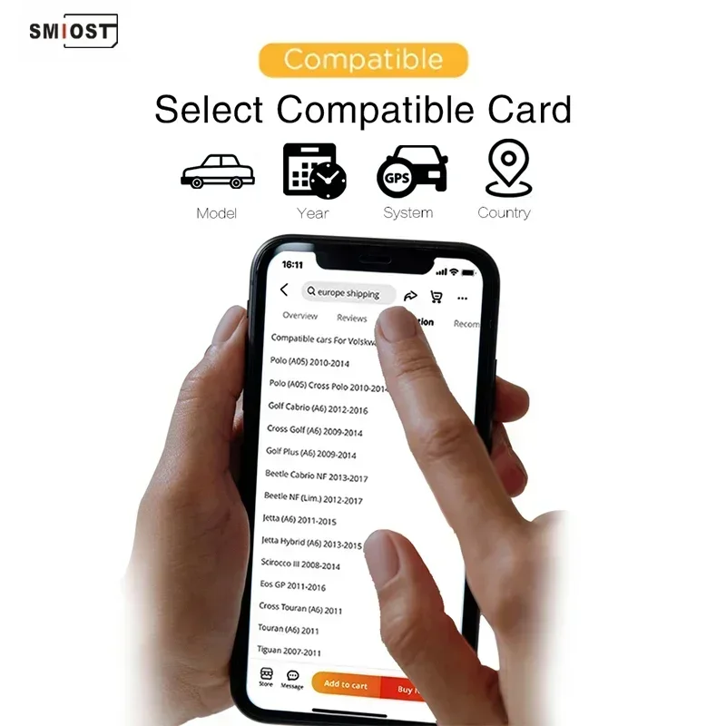 SMIOST New for Mazda 3 CX-30 Car USA/CAN/MEX Maps 16GB Navigation SD Card GPS 2023 Memory Card Sat Navi