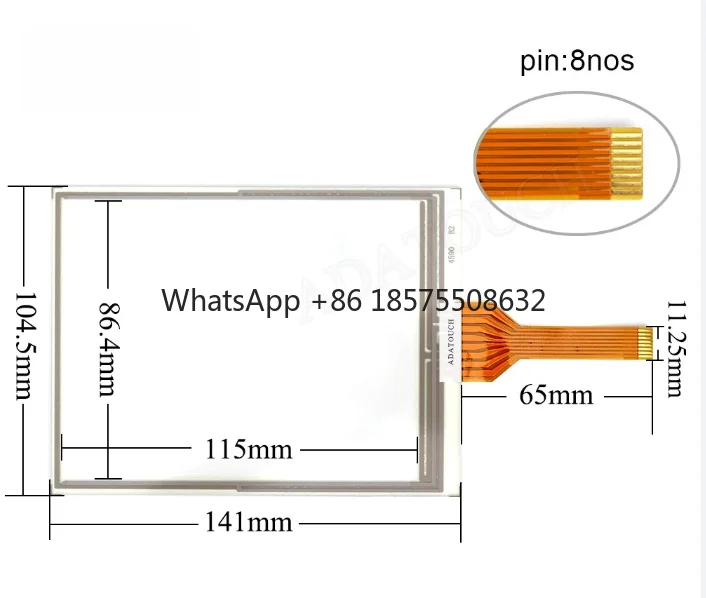 Touch Screen Panel Glass Digitizer for B&R Power Panel PP320 4PP320.0571-35 4PP320.0571.35 4PP320-0571-35 Touchscreen Panel
