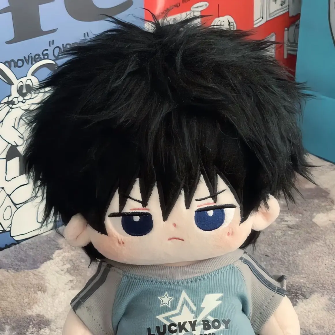 

Stuffed 20cm Anime Jujustu Kaisen Fushiguro Megumi Character Cotton Doll Cute Plush Toys Birthday Gifts