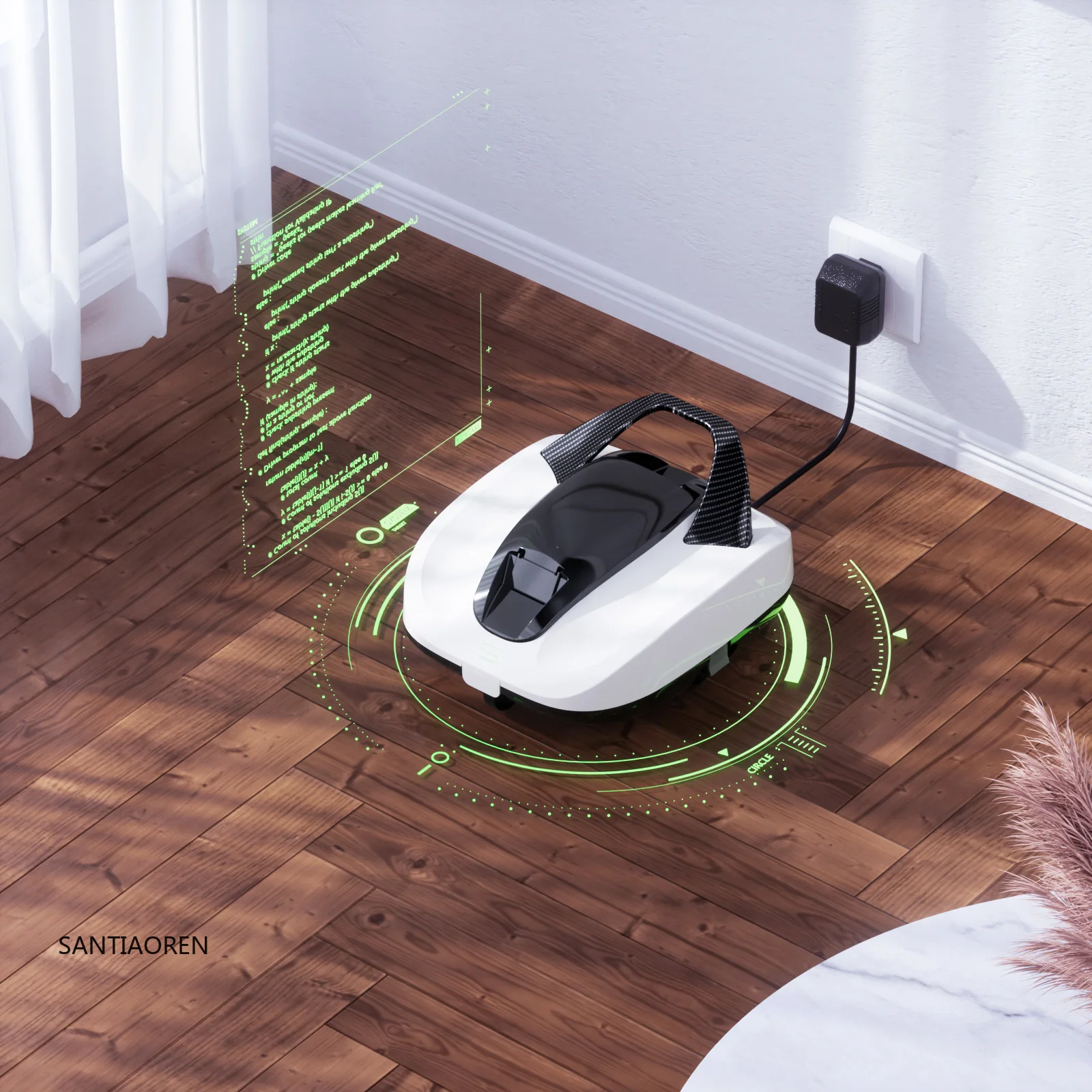 2025Robot de limpieza de piscinas inalámbrico automático de alta calidad, equipo de vacío, construcción de plástico con filtro para uso en exteriores