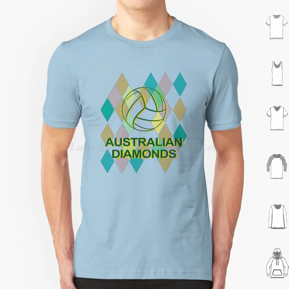 

Australian Diamonds Aussie Netball Design T Shirt Men Women Kids 6xl Diamond April Brandley Kelsey Browne Courtney Bruce Paige