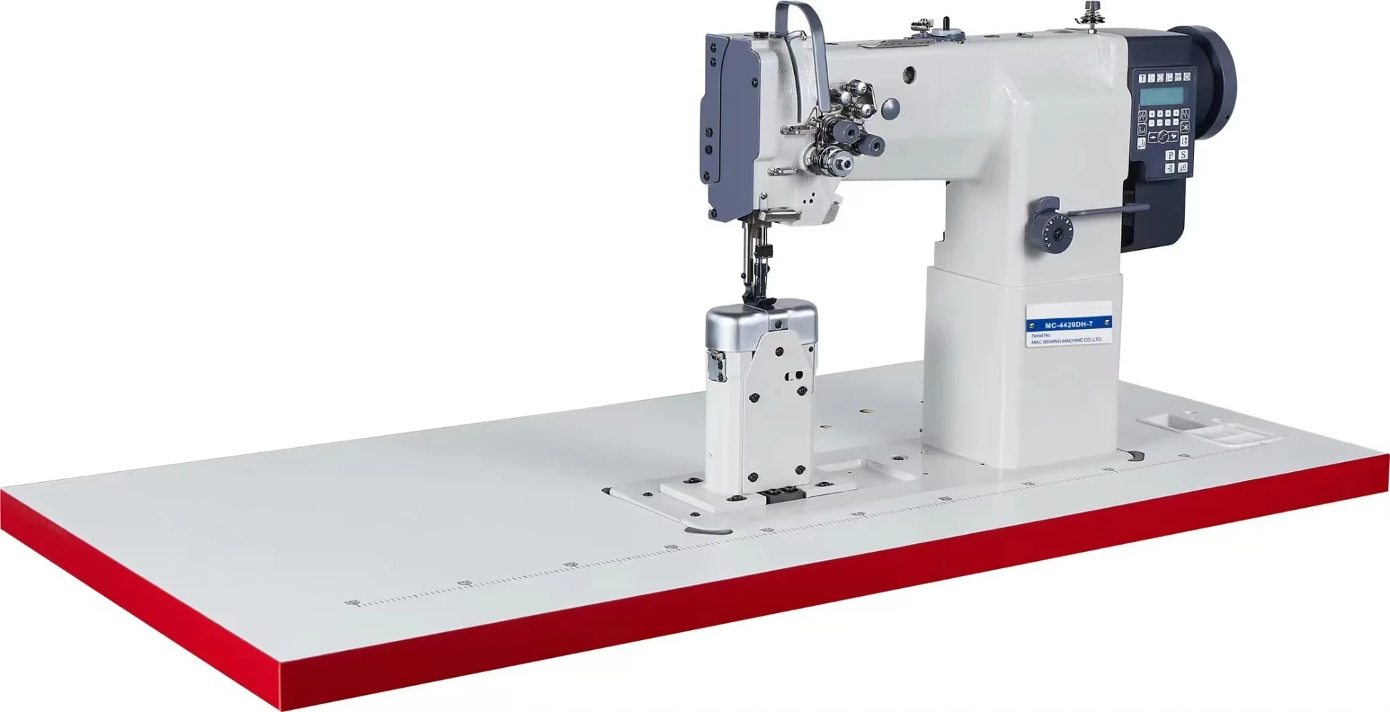 MC-4420DH-7 Direct Drive Dubbele Compound Feed Lockstitch Naaimachine